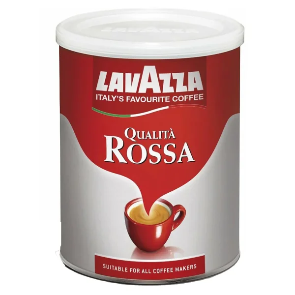 Кава мелена Lavazza qualita rossa арабіка 70% робуста 30% 250г - 1