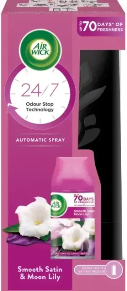 Автоматичний освіжувач повітря Air Wick Freshmatic Smooth Satin & Moon Lily комплект 250мл - 1