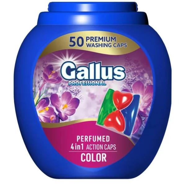 Капсули для прання Gallus Professional Color для кольорових речей 50шт - 1
