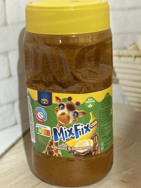 Дитяче какао Kruger MixFix Cao МіксФікс з смаком банана 375г - 1