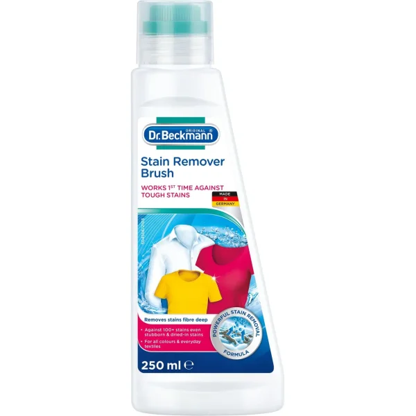 Плямовивідник з щіткою Dr. Beckmann Stain Remover Power-Brush універсальний 250мл - 1
