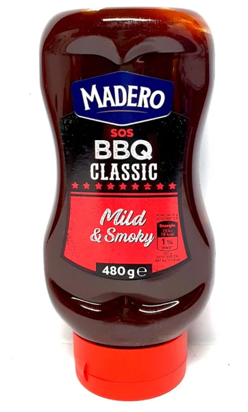 Соус Madero SOS BBQ classic mild&smoky для барбекю класичний мякий дим 480г - 1