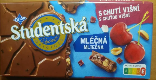 Шоколад Studentska з вишнею 180г - 1