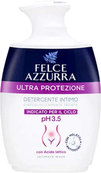 Мило для інтимної гігієни з дозатором Felce Azzurra Ultra protezione Ультра захист рідке 250мл - 1