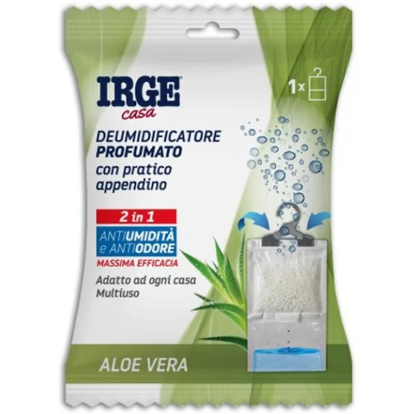Підвіска-поглинач запаху і вологи Irge casa 2in1 Aloe Vera 2в1 ароматизована з Алое вера 500мл - 1