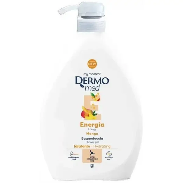 Гель для душа DermoMed Shower Gel Energia Mango манго 1000мл - 1