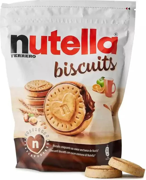 Печиво бісквітне з нутеллою Nutella biscuits 14шт 193г - 1