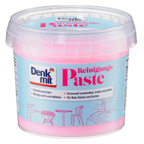 Паста універсальна для чищення Denkmit Reinigungs Paste Pink рожева 320г - 1