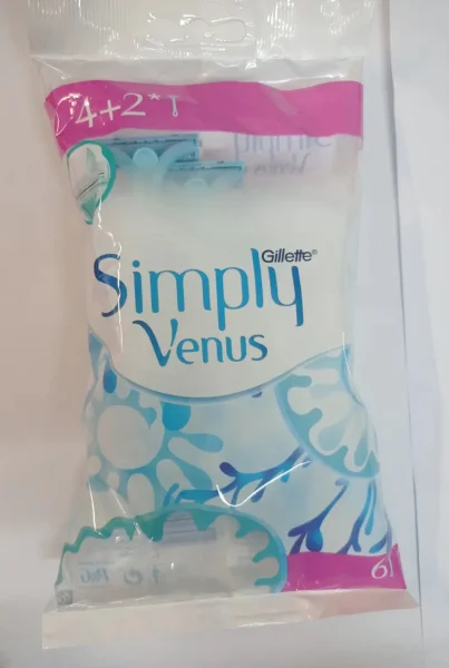 Бритви для гоління Gillette Simply Venus жіночі одноразові 6шт - 1
