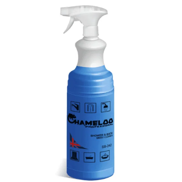 Професійний спрей очищувач для ванни та душової кімнат Chameloo Professional Shower&Bath smart cleaner SB-242 Смарт 1л - 1