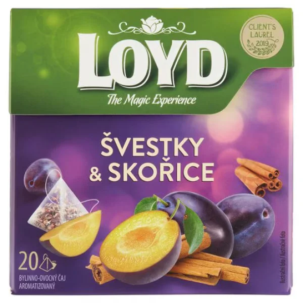 Чай в пірамідках фруктовий Loyd the Magic Experience Sladke&Visne солодка Вишня 20шт 40г - 2