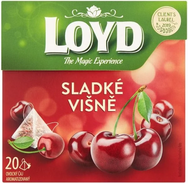Чай в пірамідках фруктовий Loyd the Magic Experience Sladke&Visne солодка Вишня 20шт 40г - 1