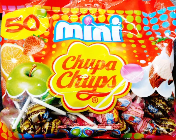 Карамель на палочках Набір Chupa Chups mini 50шт чупа чупс міні асорті 300г - 1