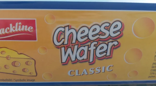Чіпси вафлі сирні Snackline Cheese Wafer Classic класичні 100г - 2