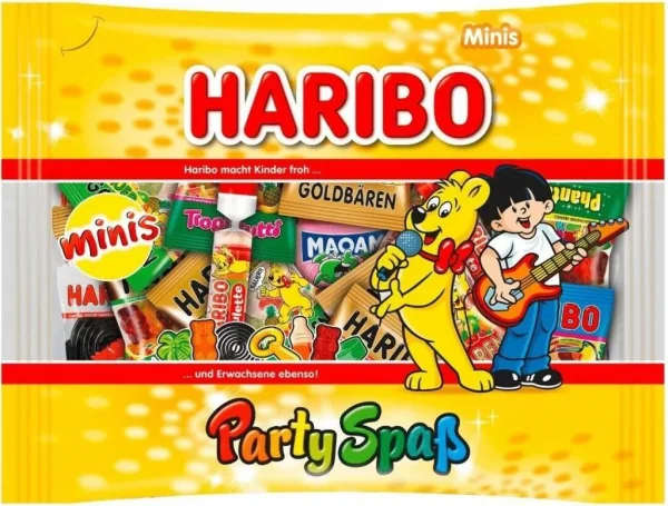 Цукерки желейні Haribo Party Spass Minis ягідний мікс асорті 26шт 425г - 2