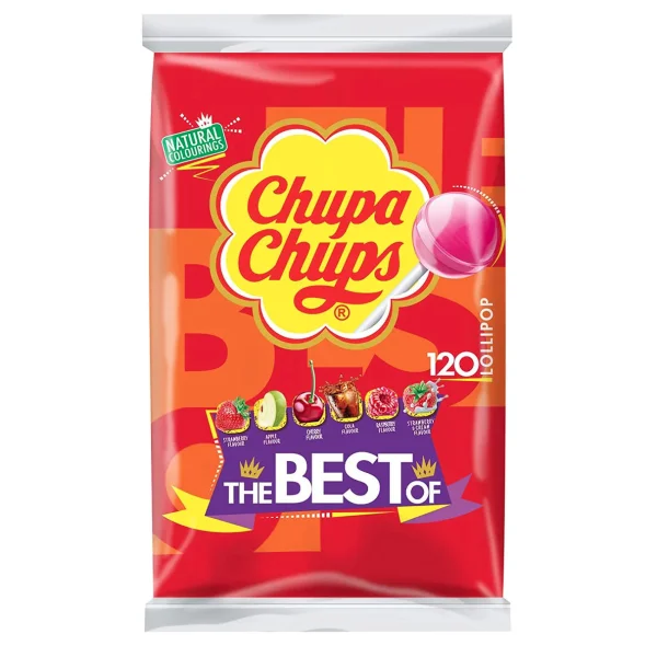 Карамель на палочках Набір Chupa Chups the Best Of 120шт чупа чупс асорті мікс 1440г - 1