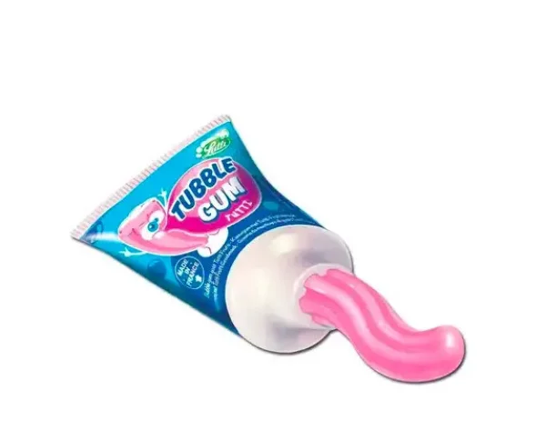 Жуйка рідка в тюбику Lutti Tubble Gum Tutti Frutti Тутті Фрутті рожева 33г - 1