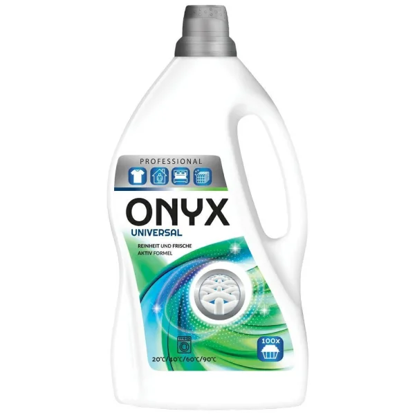 Гель для прання Універсальний Onyx Universal Professional Clean&Fresh Active Formula Volwaschmittel Онікс безфосфатний 100прань 4л - 1
