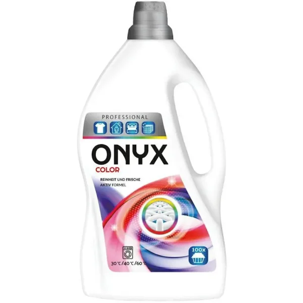 Гель для прання для кольорових речей Onyx Professional Color Reinheit&Frische 100 прань безфосфатний 4л - 1