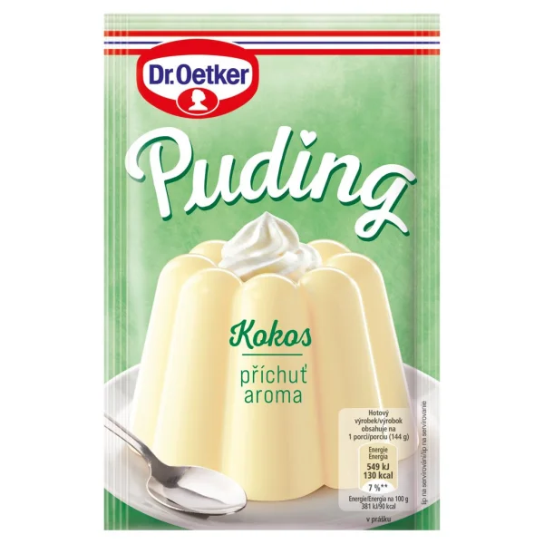 Пудинг порошок Dr Oetker kokos krem кокосовий крем 38г - 1