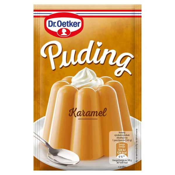 Пудинг порошок Dr Oetker Karamel krem карамельний крем 38г - 1