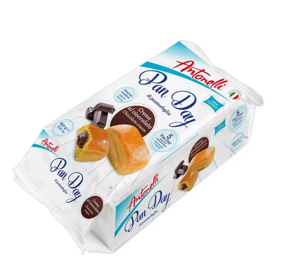 Пиріг з листового тіста Antonelli Pan Day Classic Chocolate Cream 5шт з шоколадним кремом 250г - 1