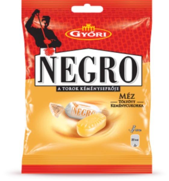 Льодяники Gyori Negro Mez Негро медові 79г - 1