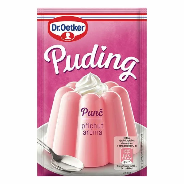 Пудинг порошок Dr Oetker Punc aroma krem Ароматний пунш крем 38г - 1