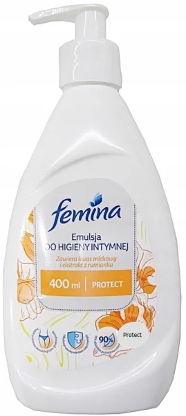 Емульсія для інтимної гігієни Femina Protect emulsija do higieny з дозатором 400мл - 1