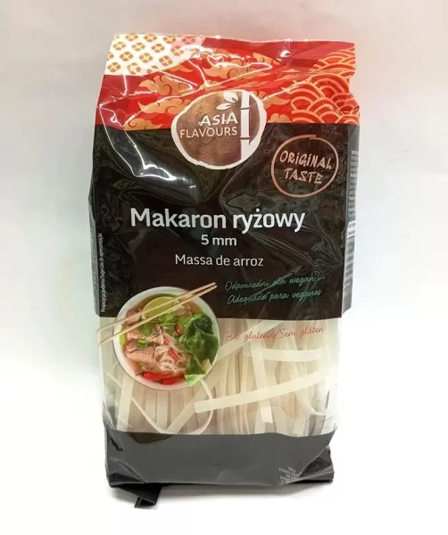 Макарони з рису без глютену Asia Flavours makaron ryzowy Локшина рисова 200г - 1