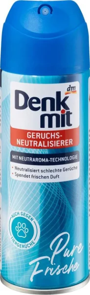 Нейтралізатор запахів Спрей універсальний Denkmit Geruchs Neutralisierer Pure Frische парфумований 200мл - 1