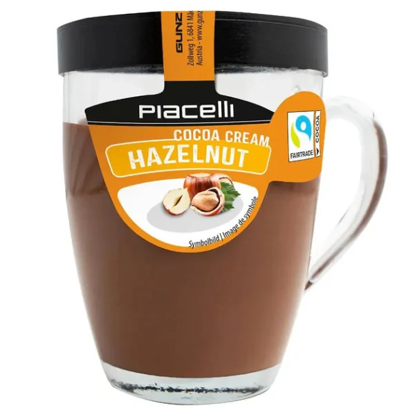 Шоколадна паста Piacelli Cocoa Cream Hazelnut какао крем з лісовими горіхами 300г - 1