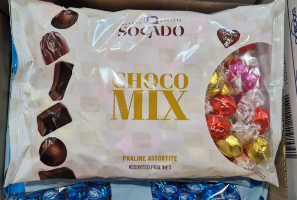 Шоколадні цукерки Socado Praline Assortite Choco Mix мікс праліне асорті 1000г - 2