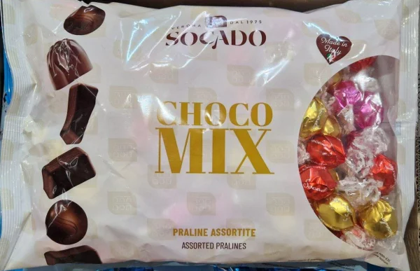Шоколадні цукерки Socado Praline Assortite Choco Mix мікс праліне асорті 1000г - 1