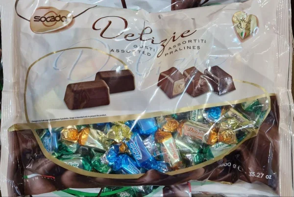 Шоколадні цукерки Socado Delizie Gusti Assortiti праліне асорті 1000г - 2