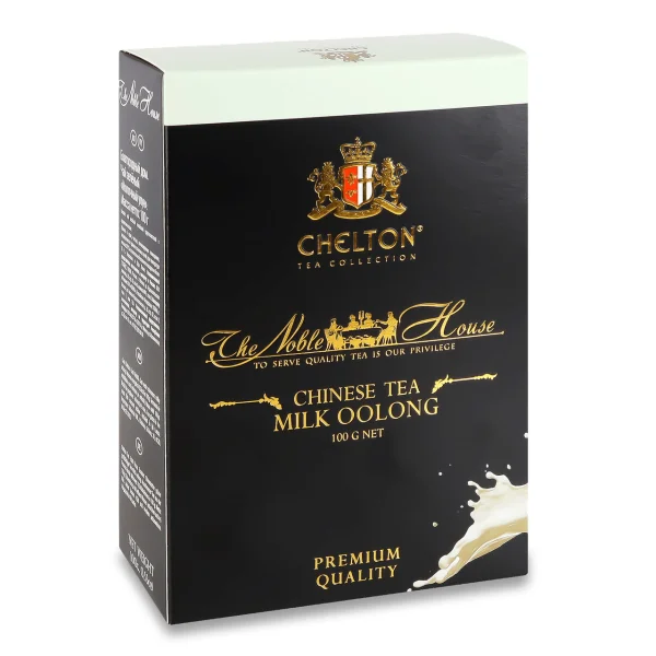 Чай зелений китайський 100% Chelton Premium Noble House Chinese tea Milk Oolong молочний улун листовий 100г - 1