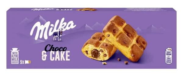 Тістечка шоколадні Milka Choco&Cake з шоколадним кремом 5шт 175г - 1