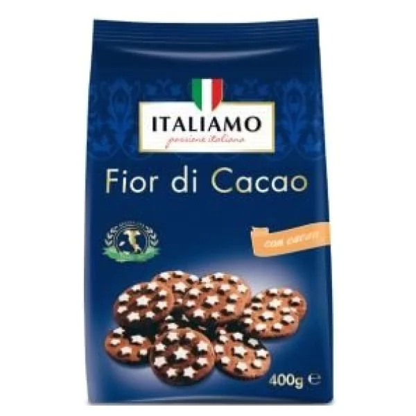 Печиво з какао Italiamo Fior di Cacao 400г - 1