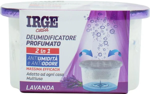 Поглинач запаху та вологи плюс Ароматизатор Irge casa Deumidificatore Profumato Lavanda 2в1 Лаванда 400мл - 1