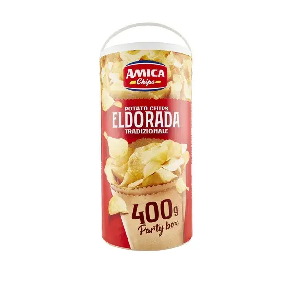 Чіпси картопляні Мега Бокс Amica Eldorada Potato Chips Tradizionale Party Box Паті бокс 400г - 1