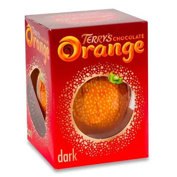 Шоколад у формі Апельсина чорний Terrys Chocolate Orange Dark темний 147г - 1