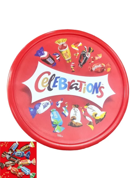 Цукерки шоколадні батончики Подарунок Біг набір Mars Celebrations Mix Big Святкування асорті 550г - 1