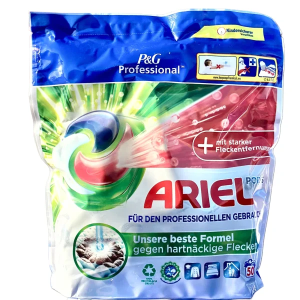 Капсули для прання універсальні з Lenor Ariel Professional Pods Професійна серія з Потужним видаленням плям з Ленор 50шт 1365г - 1