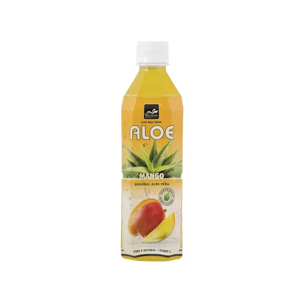 Напій негазований освіжаючий з Алое Вера Tropical Aloe Vera Drink Mango з соком манго 500мл - 1