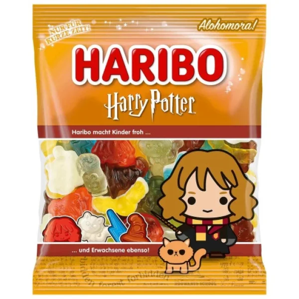 Желейні цукерки Haribo Harry Potter Alohomora Wingardium LeviOsa Левіоса фруктовий мікс 160г - 1