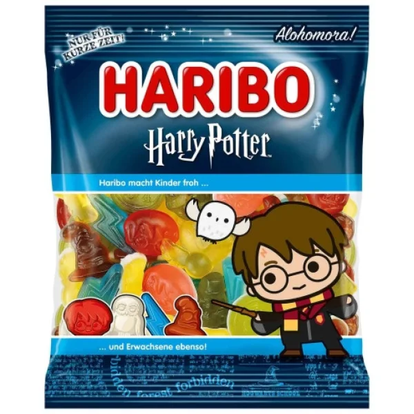 Желейні цукерки Haribo Harry Potter Alohomora Алохомора фруктовий мікс 160г - 1