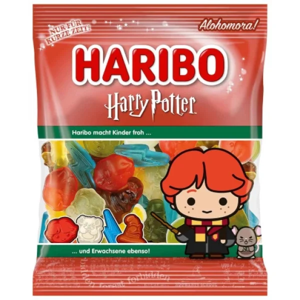 Желейні цукерки Haribo Harry Potter Alohomora Lumos Лумос фруктовий мікс 160г - 1