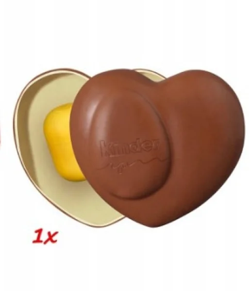 Подарунок Різдвяний Сердечко з іграшкою Kinder Surprise Christmas Heart Олень 53г - 2
