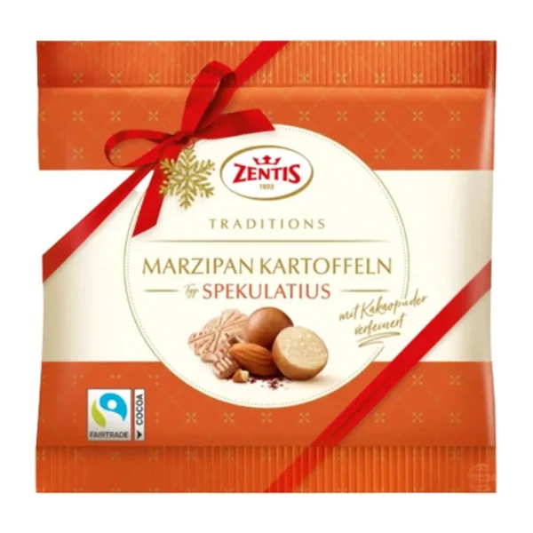 Марципанова картопля шарики в шоколаді Zentis Marzipan Kartoffeln Spekulatius Traditions Імбир 13шт 100г - 1