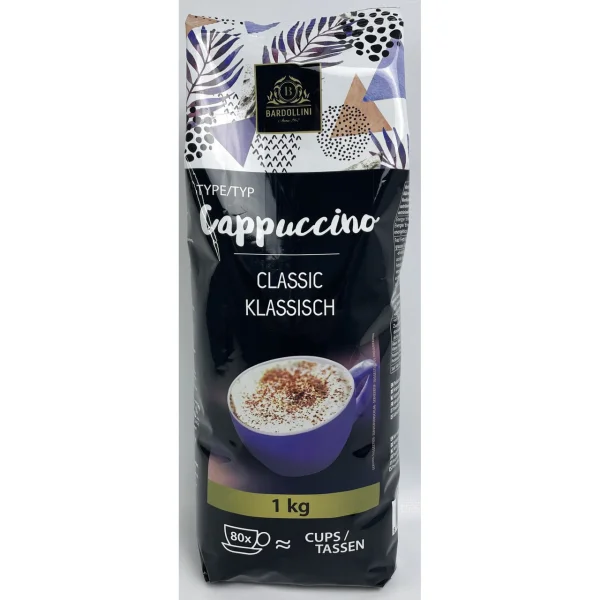 Капучіно Bardollini Classic 80 порцій Класичний 1000г - 1